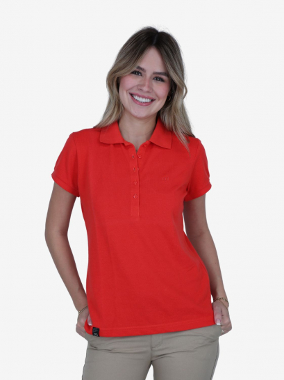 POLO DAMA ROJO FIESTA